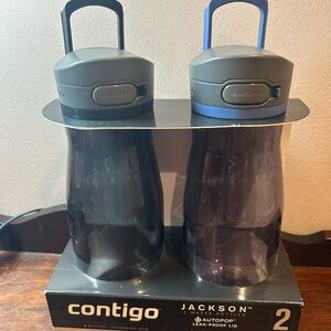Contigo Jackson Water Bottles - Black and Purple